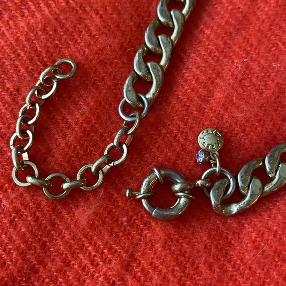 J Crew tortoise flower/crystal nacklace - Picture 4 of 4